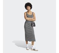 Shirtkleid ADIDAS ORIGINALS "ESSENTIALS RIB TANK WASHED", Damen, Gr. M, N-Gr, schwarz, Obermaterial: 95% Baumwolle, 5% Elasthan, Kleider Shirtkleid (46925559-M) schwarz