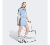 Shirtkleid ADIDAS ORIGINALS "FIREBIRD DRESS", Mädchen, Gr. 140, N-Gr, ash blau, Obermaterial: 100% Polyester, Kleider Shirtkleid (59056259-140) ash blau