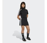 Shirtkleid ADIDAS ORIGINALS "FIREBIRD DRESS", Mädchen, Gr. 152, N-Gr, schwarz, weiß, Obermaterial: 100% Polyester, Kleider Shirtkleid (85955009-152) schwarz, weiß