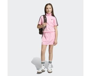 Shirtkleid ADIDAS ORIGINALS "FIREBIRD DRESS", Mädchen, Gr. 170, N-Gr, light pink, schwarz, Obermaterial: 100% Polyester, Kleider Shirtkleid (32211946-170) light pink, schwarz