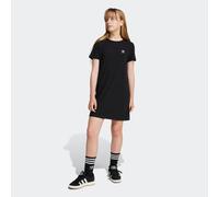 Shirtkleid ADIDAS ORIGINALS "RIB DRESS", Mädchen, Gr. 152, N-Gr, schwarz, Obermaterial: 44% Viskose, 26% Polyester, 12% Elasthan, 9% Baumwolle, 9% Modal, Kleider Shirtkleid (45034053-152) schwarz