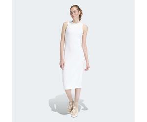 Shirtkleid ADIDAS SPORTSWEAR "ALL SZN RIB", Damen, Gr. XL, N-Gr, sanftes weiß, Obermaterial: 48% Baumwolle, 43% Polyamid, 9% Elasthan, Kleider Shirtkleid (88262765-XL) sanftes weiß