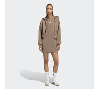 Shirtkleid ADIDAS SPORTSWEAR "ESSENTIALS 3-STREIFEN", Damen, Gr. XL, N-Gr, khaki six, weiß, Obermaterial: 93% Baumwolle, 7% Elasthan, Kleider Shirtkleid (32038322-XL) khaki six, weiß