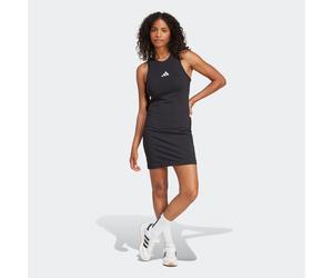 Shirtkleid ADIDAS SPORTSWEAR "FUTURE ICONS SMALL LOGO", Damen, Gr. S, N-Gr, schwarz, Obermaterial: 90% Baumwolle, 10% Elasthan, Kleider Shirtkleid (94081046-S) schwarz