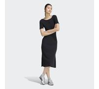 Shirtkleid ADIDAS SPORTSWEAR "W AK SL RIB DRE", Damen, Gr. XL, N-Gr, schwarz, Obermaterial: 46% Baumwolle, 45% Viskose, 9% Elasthan, Kleider Shirtkleid (74194363-XL) schwarz