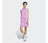 Shirtkleid ADIDAS SPORTSWEAR "W AOP 3S DRE", Damen, Gr. XS, N-Gr, rosa (multicolor, semi lucid fuchsia), Obermaterial: 93% Baumwolle, 7% Elasthan, Kleider Shirtkleid (36604833-XS) multicolor, semi luc