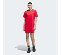Shirtkleid ADIDAS SPORTSWEAR "W SC SHIFT DRES", Damen, Gr. S, N-Gr, rot (pure ruby), Obermaterial: 100% Polyester, Kleider Shirtkleid, für Erwachsene, ideal für Laufen und Alltag (92408544-S) pure rub