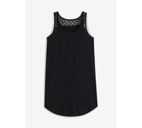 Shirtkleid aus Baumwolle mit Spitze 44/46 (L)