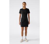 Shirtkleid CHAMPION "ICONS TONAL Rib dress", Damen, Gr. XXL, N-Gr, nbk, Obermaterial: 58% Baumwolle, 39% Polyester, 3% Elasthan, Kleider Shirtkleid, für sportlichen Alltag, sportlicher Stil, für Sport