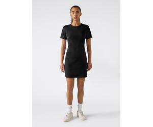 Shirtkleid CHAMPION "ICONS TONAL Rib dress", Damen, Gr. XXL, N-Gr, nbk, Obermaterial: 58% Baumwolle, 39% Polyester, 3% Elasthan, Kleider Shirtkleid, für sportlichen Alltag, sportlicher Stil, für Sport