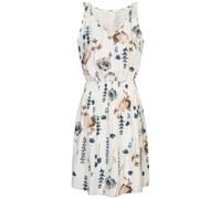 Shirtkleid CLOUD 5IVE "CLOUD 5IVE Dress with buttons and knot details floral print", Damen, Gr. L, US-Größen, bunt (weiß), 95% Polyester, 5% Elasthan, normal, Kleider Shirtkleid (30743140-L) weiß