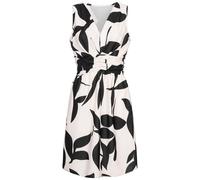 Shirtkleid CLOUD 5IVE "CLOUD 5IVE Dress with floral print", Damen, Gr. S, US-Größen, schwarz, beige, 95% Polyester, 5% Elasthan, normal, U-Boot-Ausschnitt, Kleider Shirtkleid (75573734-S) schwarz, bei