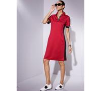 Shirtkleid CREATION L "Modal-Mix-Polokleid", Damen, Gr. 38, Normalgrößen, rot, 50% Modal, 44% Polyester, 6% Elasthan, unifarben, kurz, Kleider Shirtkleid (79308350-38) rot
