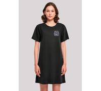 Shirtkleid F4NT4STIC "Cool Moms Club Bestickt", Damen, Gr. 4XL, schwarz, Obermaterial: 100% Baumwolle, regular fit, Rundhals, ohne Bündchen, Kleider Shirtkleid, Premium Qualität (63255500-4XL) schwarz