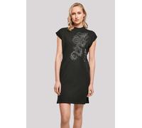 Shirtkleid F4NT4STIC "Drachen", Damen, Gr. 3XL, schwarz, Obermaterial: 100% Baumwolle, regular fit, ohne Bündchen, Kleider Shirtkleid, Print (43380718-XXXL) schwarz