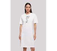 Shirtkleid F4NT4STIC "Koi Karpfen Asia", Damen, Gr. 5XL, weiß, Obermaterial: 100% Baumwolle, oversize, Rundhals, ohne Bündchen, Kleider Shirtkleid, Print (33838864-5XL) weiß