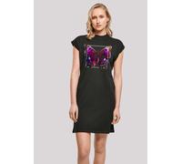 Shirtkleid F4NT4STIC "Pink", Damen, Gr. 3XL, schwarz, Obermaterial: 100% Baumwolle, regular fit, ohne Bündchen, Kleider Shirtkleid, Print (53851658-XXXL) schwarz