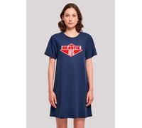 Shirtkleid F4NT4STIC "The Beastie Boys", Damen, Gr. XS, blau (lightnavy), Obermaterial: 100% Baumwolle, regular fit, Rundhals, ohne Bündchen, Kleider Shirtkleid, Premium Qualität (72107925-XS) lightna