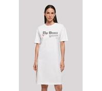 Shirtkleid F4NT4STIC "The Bronx", Damen, Gr. XL, weiß, Obermaterial: 100% Baumwolle, oversize, Rundhals, ohne Bündchen, Kleider Shirtkleid, Print (43355248-XL) weiß