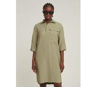 Shirtkleid G-STAR "Shirt Kleid", Damen, Gr. XS, Normalgrößen, ensis grün, Obermaterial: 93% Viskose, 7% Polyester, Kleider Shirtkleid (23063312-XS) ensis grün