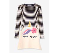 Shirtkleid mit Einhorn-Applikation Happy Girls Mädchen blau Gr. 128