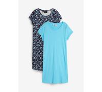 Shirtkleid mit seitlichen Schlitzen aus reiner Baumwolle (2er Pack) 52/54 (XXL)