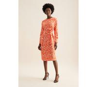 Shirtkleid mit Taillengürtel aus Viskose Orange 36 (60.134102-0069-36)