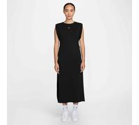 Shirtkleid NIKE SPORTSWEAR "W NSW NK CHLL FT DRESS", Damen, Gr. XL, N-Gr, schwarz, sail, Obermaterial: 70% Baumwolle, 30% Polyester, Kleider Shirtkleid, für sportliche Anlässe, aus French Terry, sport