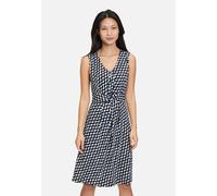 Shirtkleid ohne Arm Dunkelblau/Weiß Damen