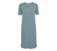 Shirtkleid OXMO "Shirtkleid OXBrinja", Damen, Gr. S, N-Gr, grau (smoke blau), Obermaterial: 64% Modal CMD. 36% Polyester PES., Kleider Shirtkleid (57587761-S) smoke blau