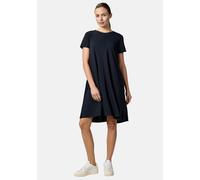 Shirtkleid RAGWEAR "Chickie", Damen, Gr. XS (34), Normalgrößen, navy, Material: 50% Baumwolle, 50% Modal, Basic, A-Linie ca. Mitte Oberschenkel, Rundhals, Ärmel ohne Ärmelschlitz abgesteppte Kante, Kl