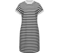 Shirtkleid RAGWEAR "Katchi Stripes" Gr. XXL (44), Normalgrößen, schwarz Damen Kleider (52369254-XXL) schwarz
