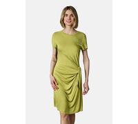 Shirtkleid RAGWEAR "Knotta", Damen, Gr. L (40), Normalgrößen, pistachio26, Material: 95% Viskose, 5% Elasthan, figurumspielend ca. Mitte Oberschenkel, Rundhals, Ärmel ohne Ärmelschlitz abgesteppte Kan
