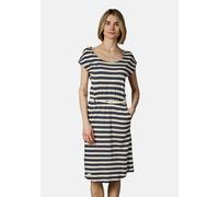 Shirtkleid RAGWEAR "Lilithe YOUMODO", Damen, Gr. L (40), Normalgrößen, navy, Material 50% Baumwolle, 50% Modal, tailliert knieumspielend, Rundhals, Ärmel ohne Ärmelschlitz normaler Saum, Kleider Shirt