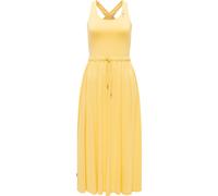 Shirtkleid RAGWEAR "Mauglia YOUMODO", Damen, Gr. M (38), Normalgrößen, banana, Material 68% Modal, 32% Polyester, tailliert kniebedeckend, Rundhals, Ärmel ohne Ärmelschlitz normaler Saum, Kleider Shir