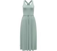 Shirtkleid RAGWEAR "Mauglia YOUMODO", Damen, Gr. XL (42), Normalgrößen, dursty grün, Material 68% Modal, 32% Polyester, tailliert kniebedeckend, Rundhals, Ärmel ohne Ärmelschlitz normaler Saum, Kleide