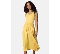 Shirtkleid RAGWEAR "Mauglia YOUMODO", Damen, Gr. XS (34), Normalgrößen, banana, Material 68% Modal, 32% Polyester, tailliert kniebedeckend, Rundhals, Ärmel ohne Ärmelschlitz normaler Saum, Kleider Shi