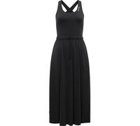 Shirtkleid RAGWEAR "Mauglia YOUMODO", Damen, Gr. XS (34), Normalgrößen, schwarz, Material 68% Modal, 32% Polyester, tailliert kniebedeckend, Rundhals, Ärmel ohne Ärmelschlitz normaler Saum, Kleider Sh