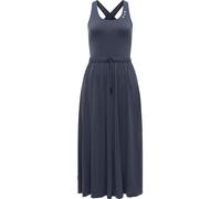 Shirtkleid RAGWEAR "Mauglia YOUMODO", Damen, Gr. XXL (44), Normalgrößen, navy, Material 68% Modal, 32% Polyester, tailliert kniebedeckend, Rundhals, Ärmel ohne Ärmelschlitz normaler Saum, Kleider Shir