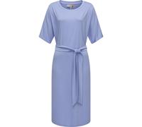 Shirtkleid RAGWEAR "Pallerma", Damen, Gr. M (38), Normalgrößen, blau, Material: 70% Modal, 30% Polyester, Basic, figurbetont knielang, Rundhals, Ärmel ohne Ärmelschlitz normaler Saum, Kleider Shirtkle