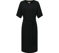 Shirtkleid RAGWEAR "Pallerma", Damen, Gr. S (36), Normalgrößen, schwarz, Material: 70% Modal, 30% Polyester, Basic, figurbetont knielang, Rundhals, Ärmel ohne Ärmelschlitz normaler Saum, Kleider Shirt