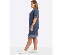 Shirtkleid rauchblau 44