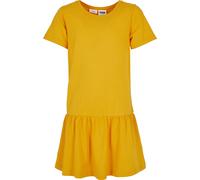 Shirtkleid URBAN CLASSICS "Urban Classics Damen Girls Valance Tee Dress", Mädchen, Gr. 146/152, Normalgrößen, magicmango, 100% Baumwolle, unifarben, loose fit, Rundhals, Kleider Shirtkleid (78304529-1