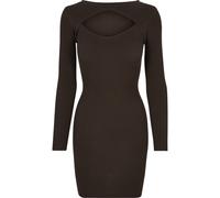 Urban Classics Damen Ladies Cut Out Dress Brown, 4XL
