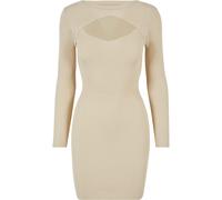 Urban Classics Damen Kleid Ladies Cut Out Dress Sand XL