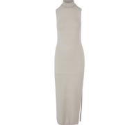 Urban Classics Damen Strickkleid aus Eco-Viskose Rollkragen Beige Gr. XL