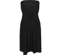 Shirtkleid URBAN CLASSICS "Urban Classics Damen Ladies Laces Dress", Damen, Gr. 3XL, US-Größen, schwarz, 94% Polyamid, 6% Elasthan, unifarben, normal, Kleider Shirtkleid (88059121-XXXL) schwarz