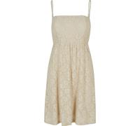 Shirtkleid URBAN CLASSICS "Urban Classics Damen Ladies Laces Dress", Damen, Gr. M, US-Größen, softseagrass, 94% Polyamid, 6% Elasthan, unifarben, normal, Kleider Shirtkleid (12151911-M) softseagrass