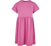 Shirtkleid URBAN CLASSICS "Urban Classics Damen Ladies Organic Empire Valance Tee Dress", Damen, Gr. L, US-Größen, brightviolet, 100% Baumwolle, unifarben, loose fit, Rundhals, Kleider Shirtkleid (125