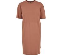 Shirtkleid URBAN CLASSICS "Urban Classics Damen Ladies Organic Oversized Slit Tee Dress", Damen, Gr. M, US-Größen, terracotta, 100% Baumwolle, unifarben, oversize, Rundhals, Kleider Shirtkleid (739692